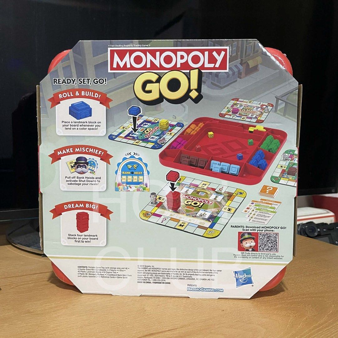 Monopoly GO! Board Game (Category: Board Games & Puzzles) located in Manila. Submitted by hodlclub (Listing ID 1433881719, Image 3). Description: Brand new and sealed From usa.