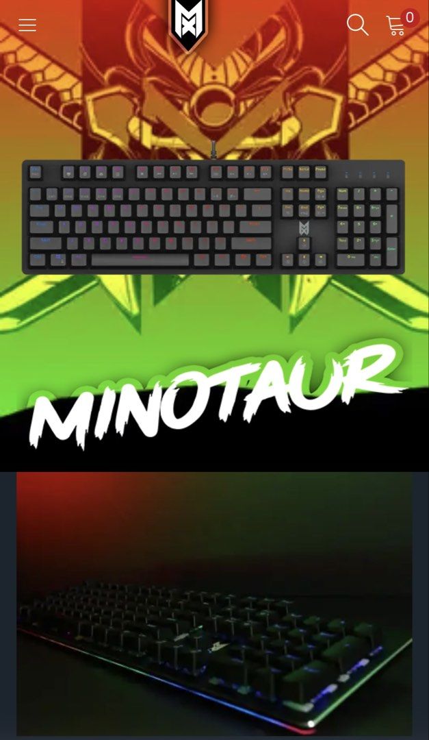 MonsterX Gears Minotaur Mechanical Keyboard439434273820528640