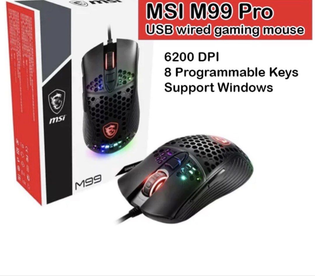 MSI M99 Pro USB Wired Gaming Mouse439980117470760960