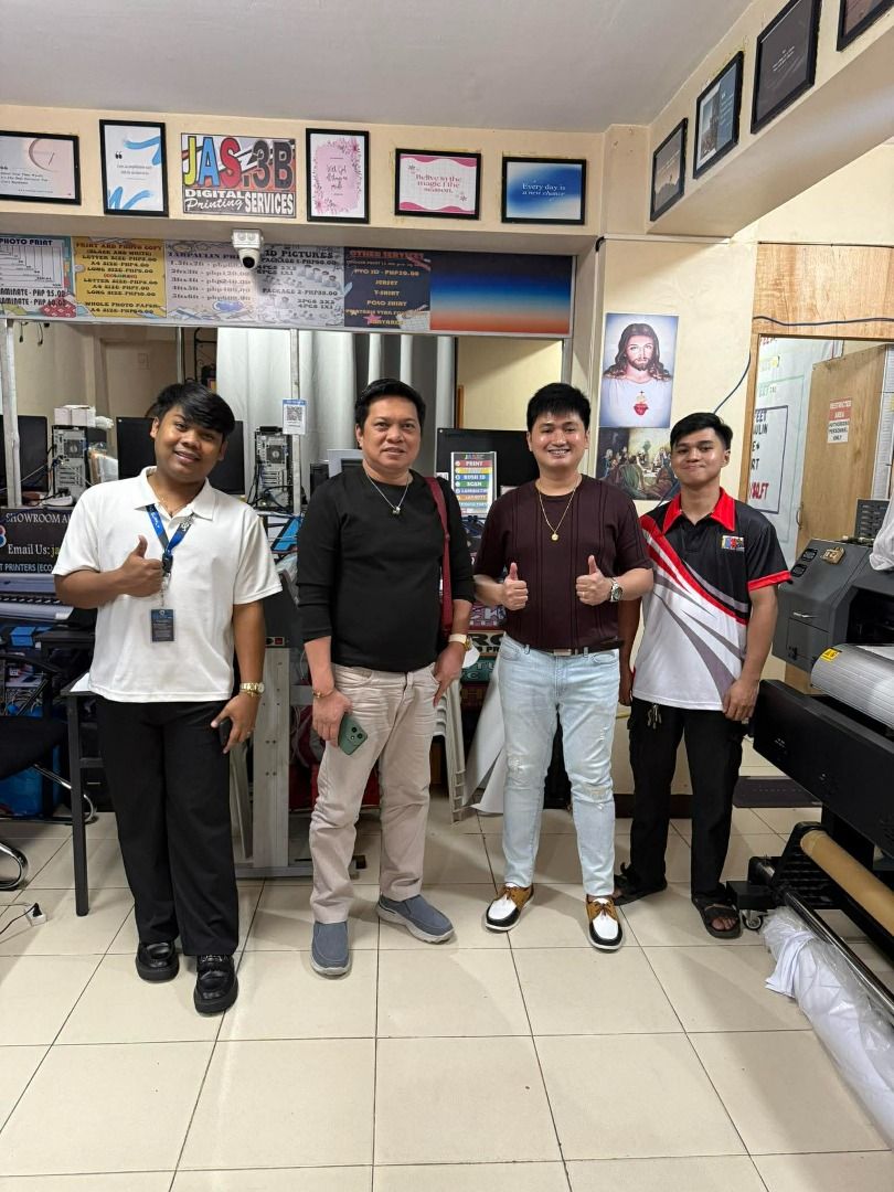New Start! 4ft Tarpaulin Printer Machine and Sublimation Printer Machine DX-11 (Category: Printers, Scanners & Copiers) located in Manila. Submitted by geraldhernandez7719 (Listing ID 1434901320, Image 3). Description: UNBEATABLE DEALS on Large Format Printers & Printing Equipment! 🔥 Are you ready to scale your business or start a new project? Now is the perfect time to invest in high-quality machinery! At JAS Print and Serve Printing Supply, we
