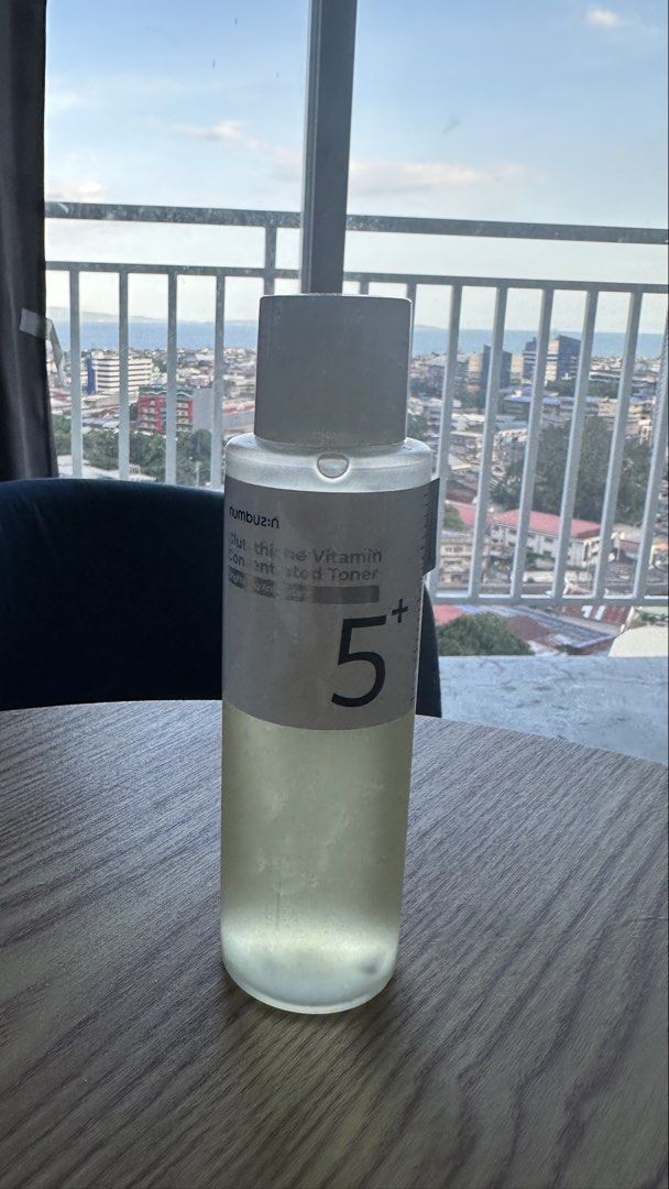 Numbuzin No. 5 Toner (Category: Face Care) located in Davao. Submitted by clothesthatsparkjoy_02 (Listing ID 1434898716, Image 2). Description: 99 percent full Used once RFS: I have so much skincare Mop: gcash or bank transfer .