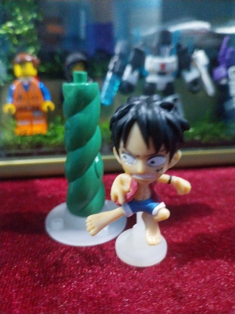 One Piece Luffy Gashapon Figure (Category: Figurines & Statues) located in Paombong. Submitted by boxoftoys01 (Listing ID 1434983688, Image 1). Description: - One Piece Luffy figure in a dynamic pose - Payment through Gcash or GoTyme or Maribank - Delivery can be through LBC or Lalamove or J&T - Stricly no cancellation after confirmation - Meet up at Robinson Malolos or Vista Mall Malolos .