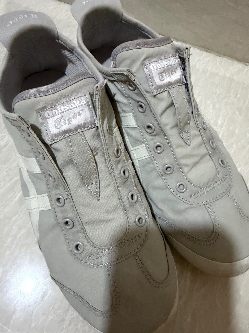 Onitsuka Tiger Mexico 66 Sneakers - Grey (Category: Sneakers) located in Singapore. Submitted by wawawet123 (Listing ID 1434978830, Image 3). Description: Size refers to to the last picture. Super new and clean, only wore few times. I like it so much but it is half size bigger than my usual size. I bought it on Jan2026. I would happy to exchange if you have the same shoes but it is 24cm(Eu 38)☺️ you get what you see..