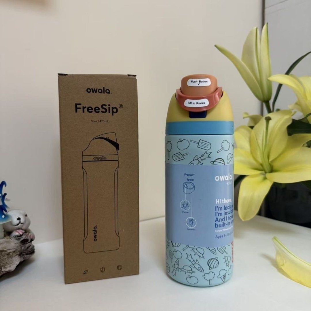 Owala FreeSip 16oz / 475ml – Graffiti Design