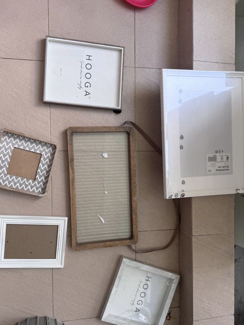 Picture Frames - Assorted Sizes and Styles