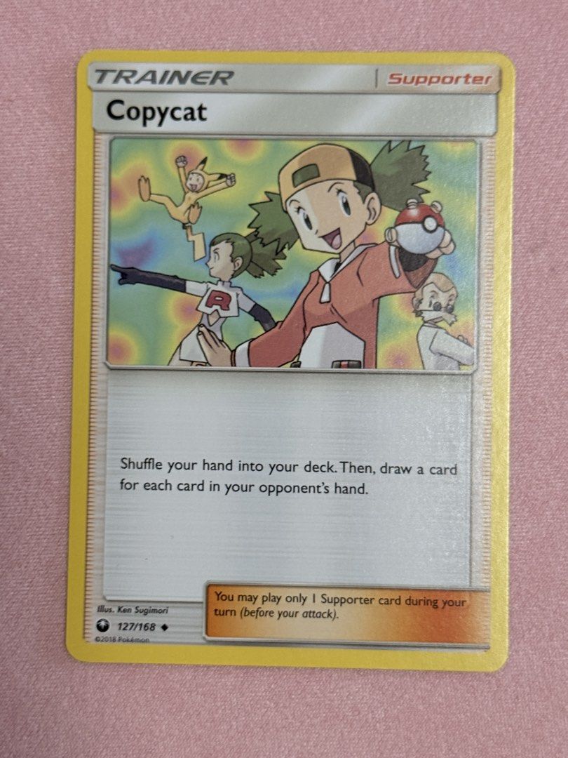Pokemon TCG Copycat Trainer Card, Hobbies & Toys, Toys & Games on Carousell