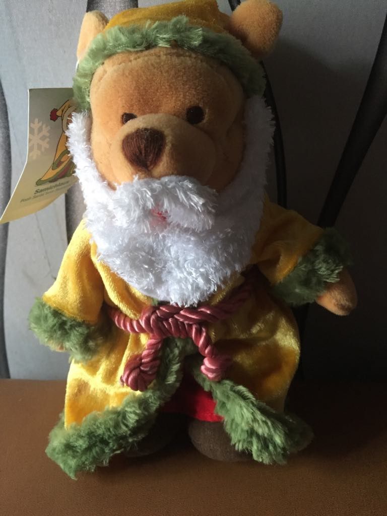 Pooh Santa from Switzerland (Category: Plushies & Soft Toys) located in Antipolo. Submitted by gclassy (Listing ID 1434994128, Image 1). Description: good condition rfs decluttering.