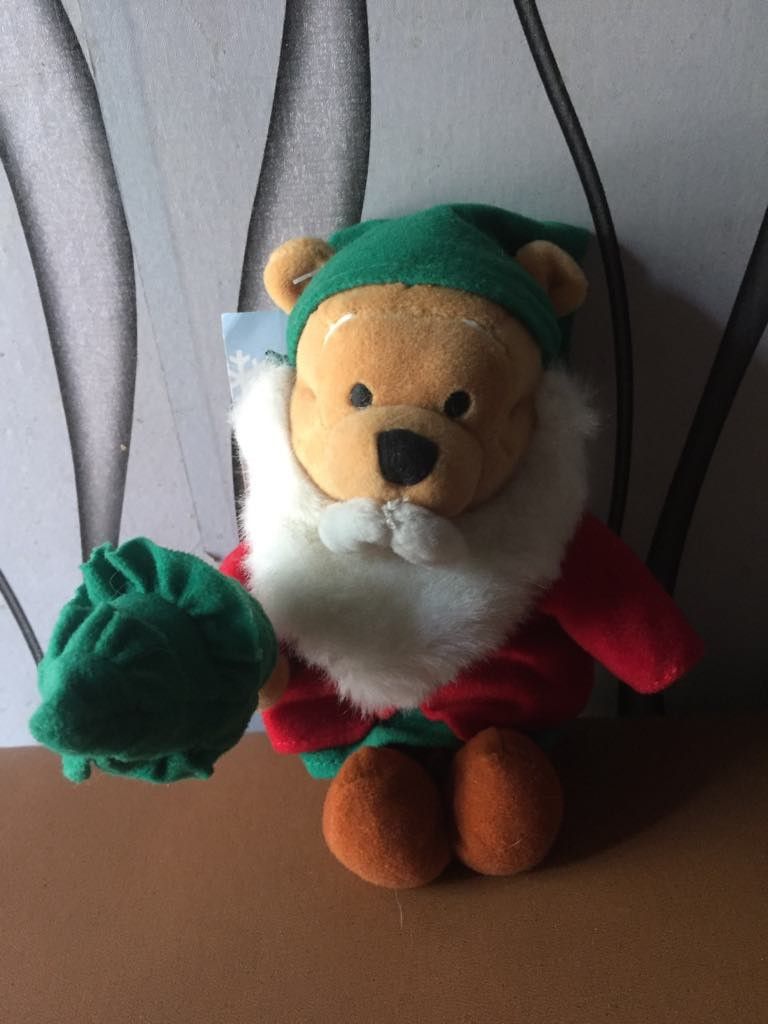 Pooh Santa in Austria (Category: Plushies & Soft Toys) located in Antipolo. Submitted by gclassy (Listing ID 1434994699, Image 1). Description: good condition rfs decluttering.