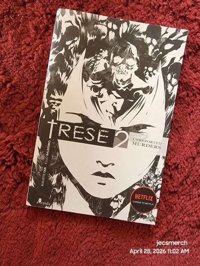 Preloved Book: Trese 2: Unreported Murders (Category: Storybooks) located in Valenzuela. Submitted by jecsmerch_closet (Listing ID 1434915200, Image 1). Description: - decluttering account of jecsmerch, created a separate account for personal items; you may find customer feedback over jecsmerch carousell page and on twitter #jecsmerchfeedbacks; more shop details here: https://jecsmerch.carrd.co/ - Preloved Book: Trese 2: Unreported Murders - onha