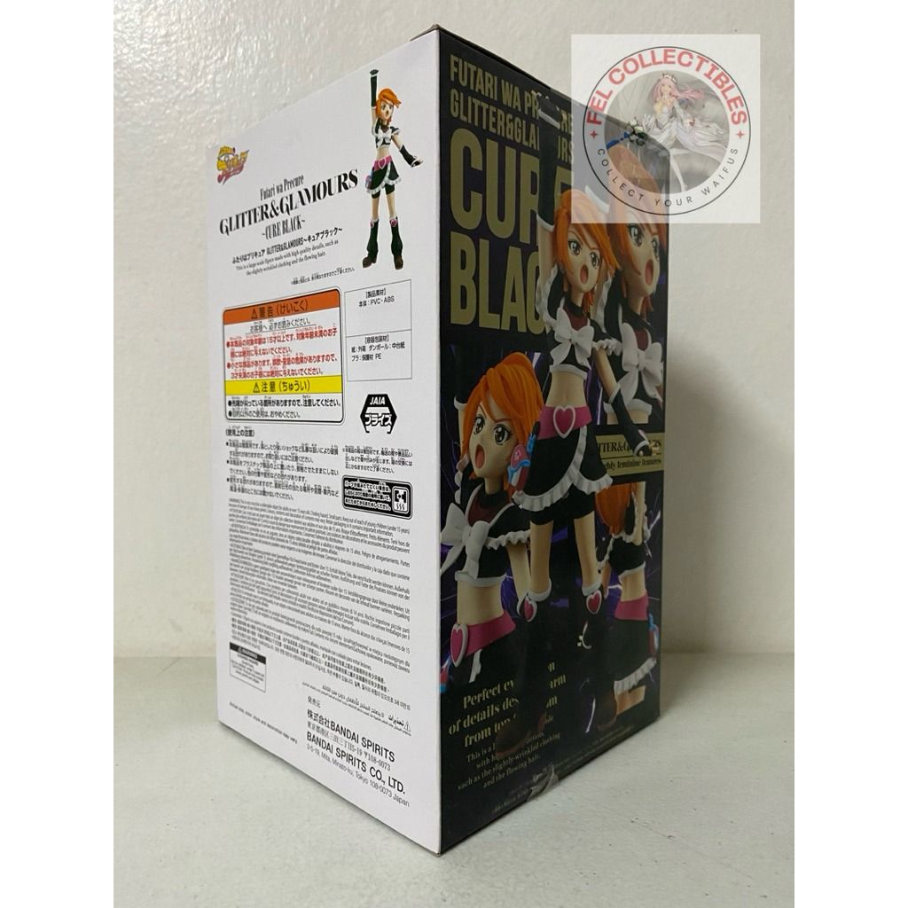 Pretty Cure - Cure Black - Glitter & Glamours (Bandai Spirits) Prize Figure (Category: Figurines & Statues) located in Manila. Submitted by felicson13 (Listing ID 1434937476, Image 3). Description: ‼BRAND NEW‼ This is MISB (sealed/unopened/brand new) not MIB (tupi box tapon blister/cardboard) 🚨 Authentic Prize Figurine🚨 🚛 Items will be packed properly and securely rest assured Country of origin: Japan 🇯🇵 Currently on-hand: Philippines 🇵🇭 P