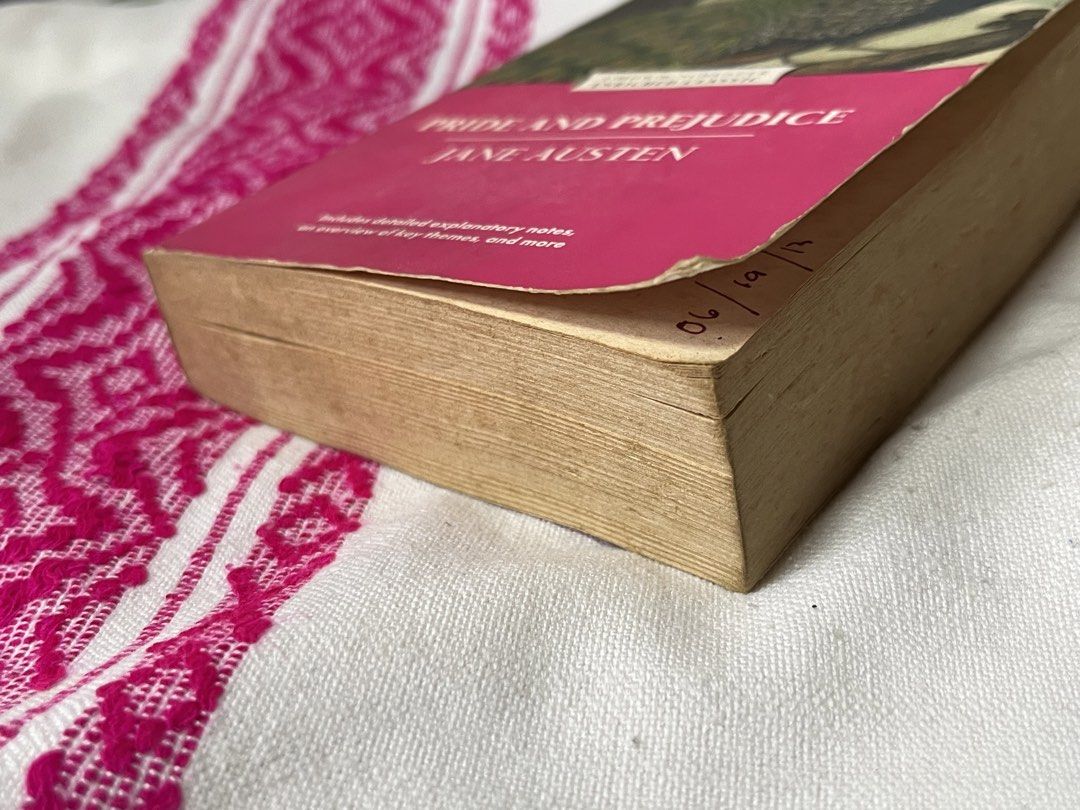 Pride and Prejudice (Category: Storybooks) located in Manila. Submitted by katneededspace_ (Listing ID 1434931208, Image 3). Description: Last used in 2013, pages are slightly yellowed..