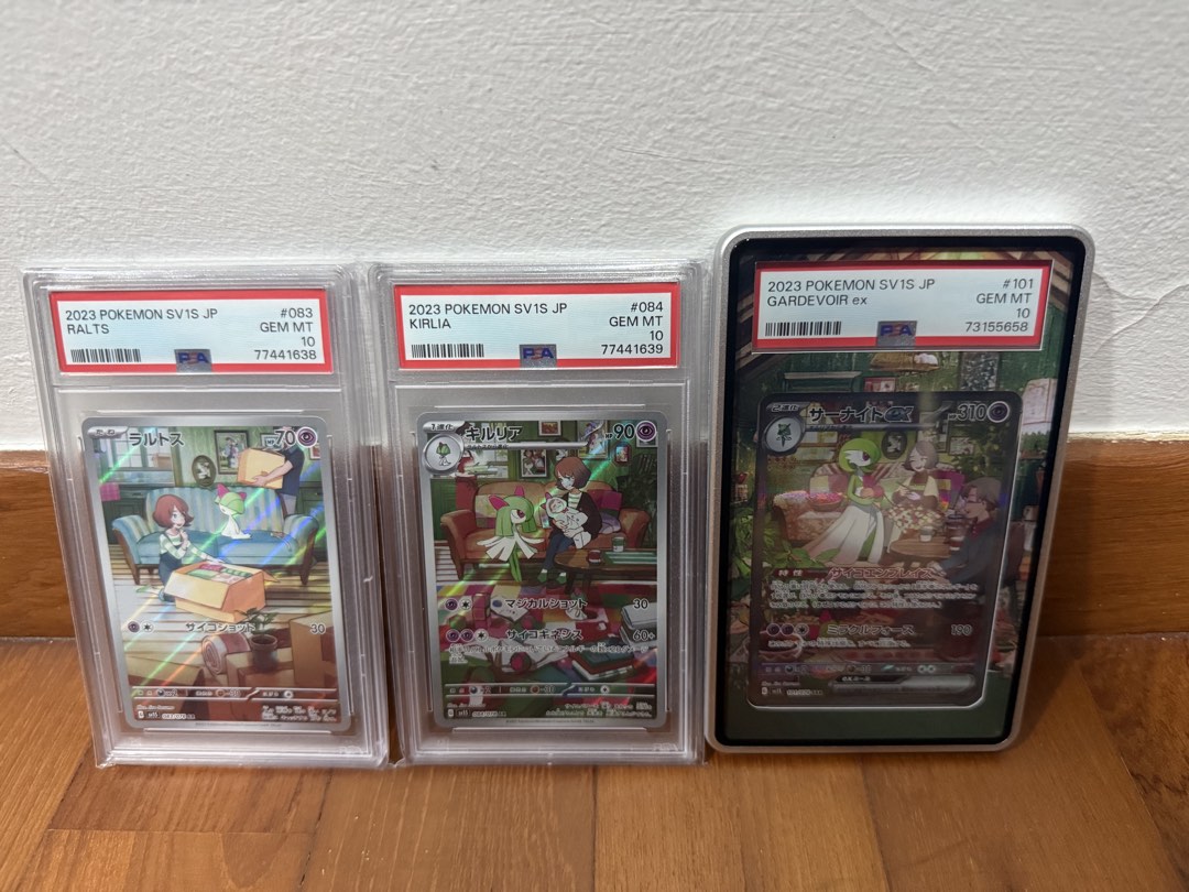 PSA 10 Graded Pokemon SV1S JP Cards - Ralts, Kirlia, Gardevoir ex ...