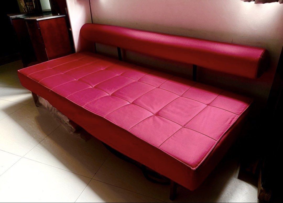 Red Sofa Bed