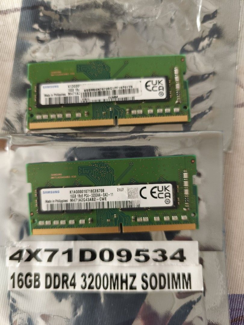 Samsung 16GB DDR4 3200MHz SODIMM RAM