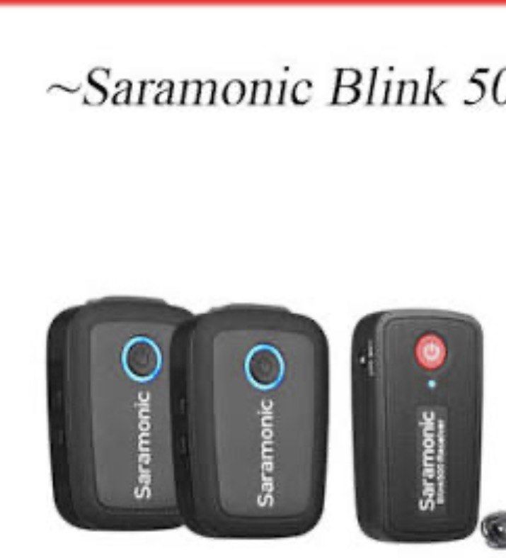 Saramonic wireless mic set