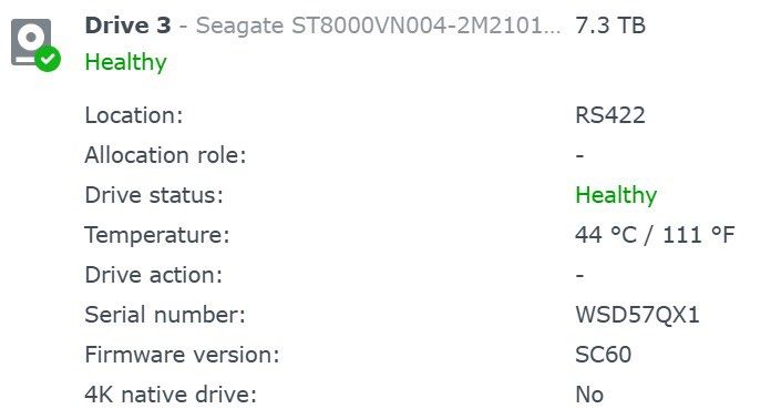 Seagate Ironwolf NAS 8TB439668776444241921