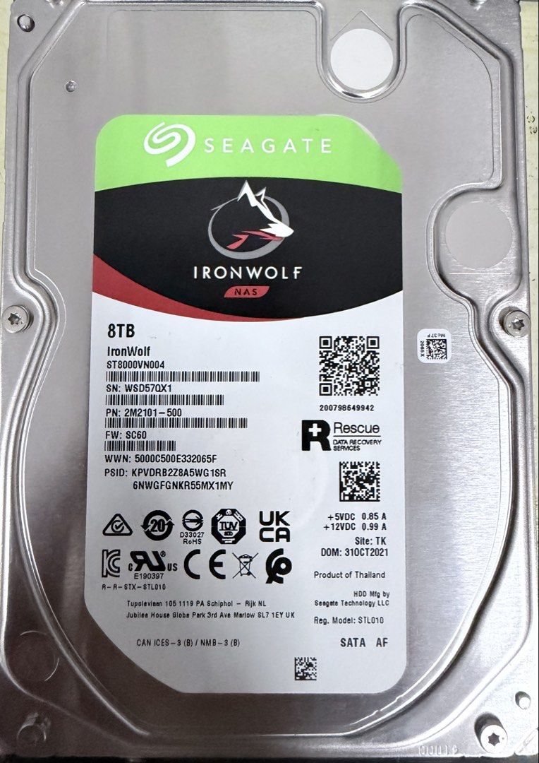 Seagate Ironwolf NAS 8TB439668776444241920