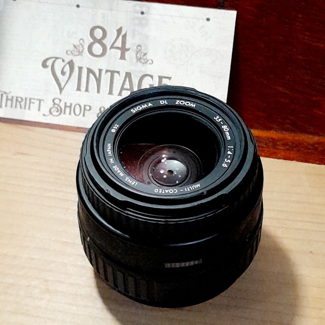 Nikon mount Sigma Zoom 35-80mm kitlens (Category: Lens & Kits) located in Las Pinas. Submitted by 84vintage (Listing ID 1434870169, Image 2). Description: Nikon Mount Kitlens for Film or digital. Tested very good working condition. sold As it is only. Actual photos posted. Please examine them carefully as they are part of the description. --📌 MUST READ Before Dealing with us 📌-- ⚠️Price is posted. No lowballs please. ⚠️Vintage items are only so