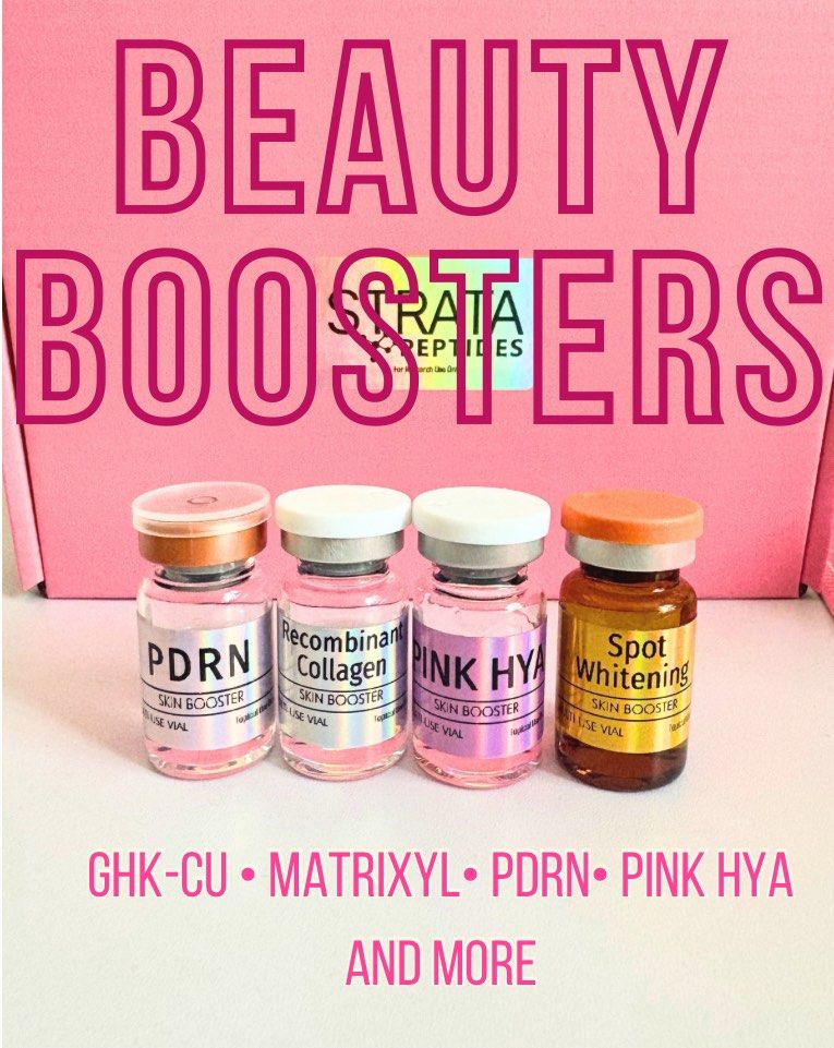 Skin Boosters Peptides - PDRN, Pink Hya, Matrixyl, Snap-8 (Category: Face Care) located in San Pablo. Submitted by myvanitydestash (Listing ID 1434976376, Image 2). Description: Vials no bac (add 80 for bac) GHK-Cu Topical 750 Snap-8 550 Matrixyl 600 Liquid boosters 550 each .