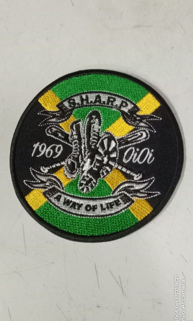 Skinhead sharp patch (Category: Music Accessories) located in Kluang. Submitted by bcg_store (Listing ID 1434911117, Image 1). Description: brand new high quality price not include shipping cost skinhead against racial prejudice against nazi against fascist against racism.