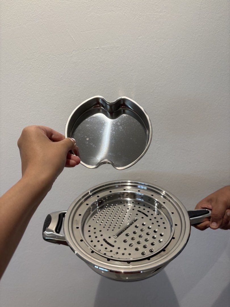 Stainless Steel Cookware Set with Steamer439505648773376004