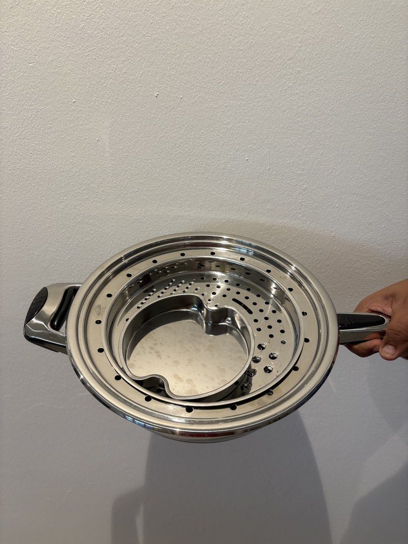 Stainless Steel Cookware Set with Steamer439505648773376001