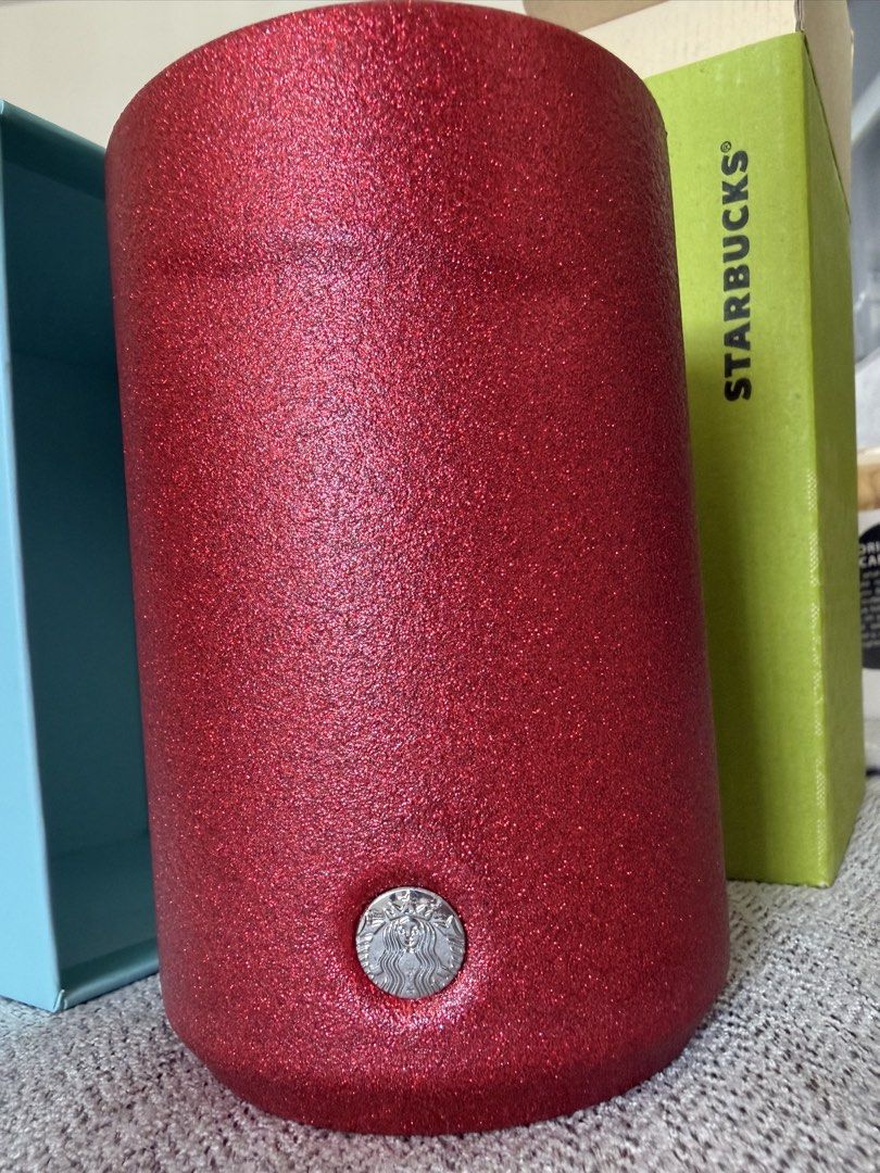 Starbucks Red Glitter Tumbler with Lid439623005840363524