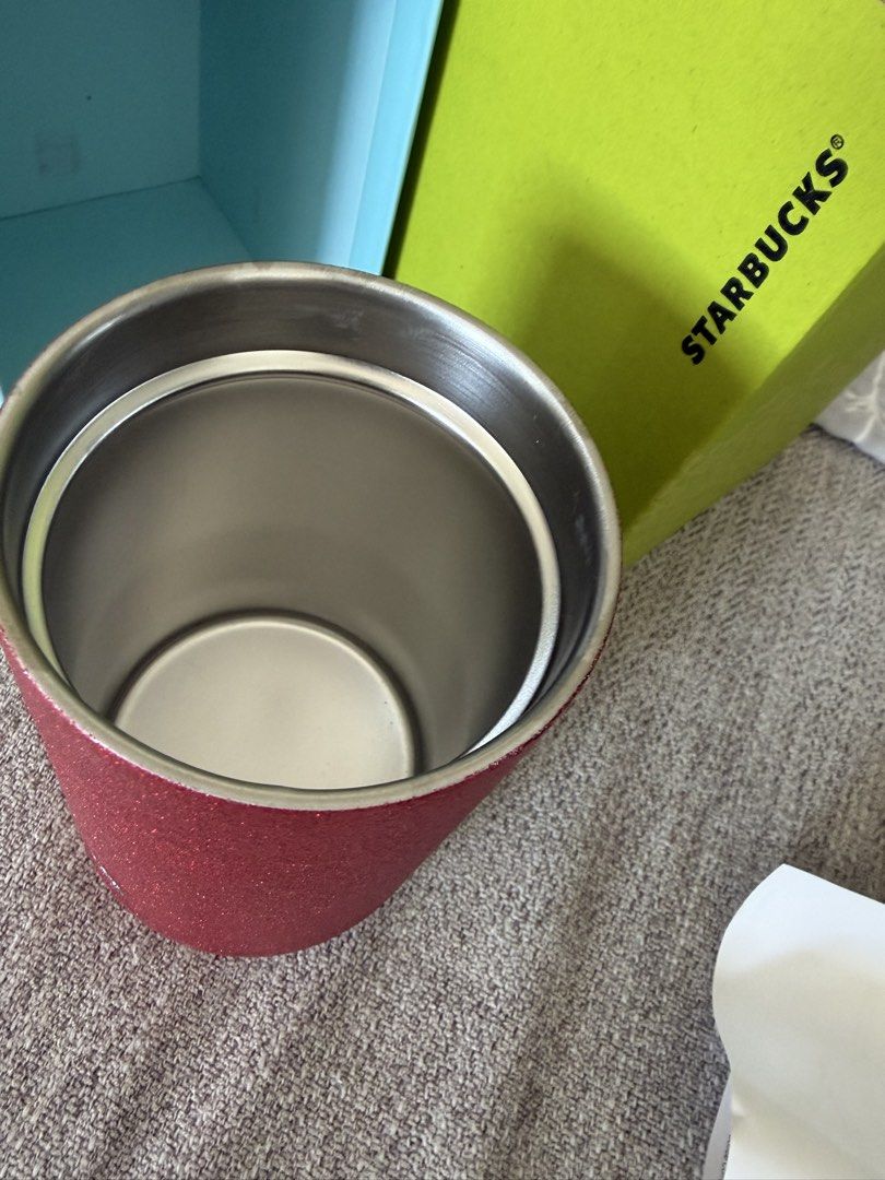 Starbucks Red Glitter Tumbler with Lid439623005840363522