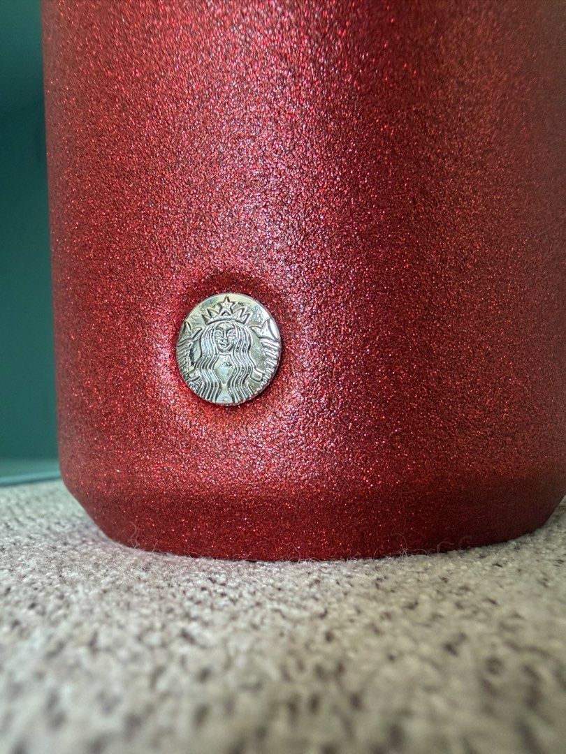 Starbucks Red Glitter Tumbler with Lid439623005840363523