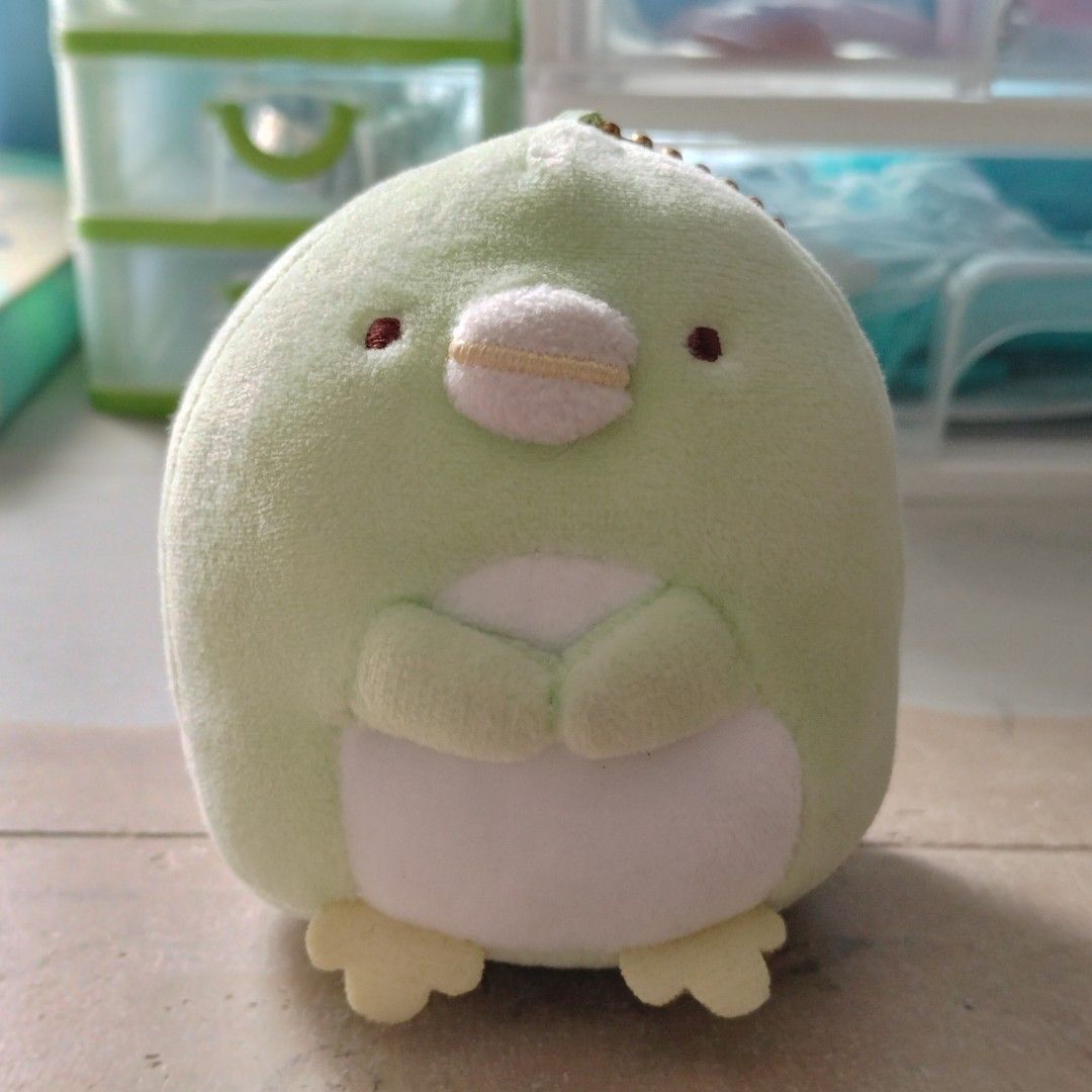 Sumikko Gurashi Penguin plush charm (Category: Plushies & Soft Toys) located in Manila. Submitted by garma10 (Listing ID 1434916739, Image 1). Description: Penguin from Sumikko Gurashi - Used once - In good condition Location:Quezon City Payment via: Gcash.