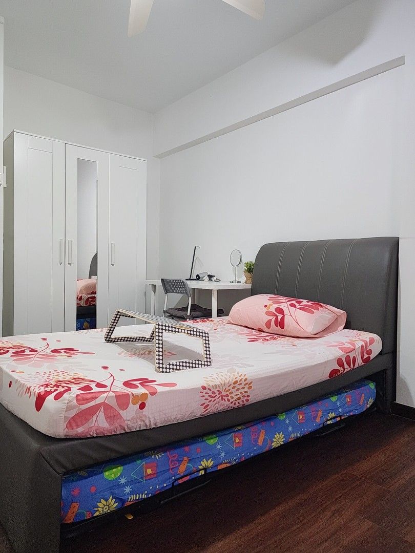 Super Single Bed Frame with Pull-Out Mattress439468713680588801