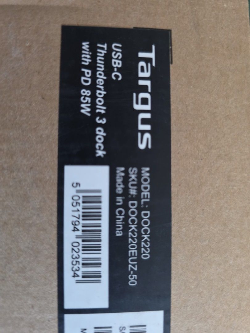 Targus DOCK220 USB-C Thunderbolt 3 Dock439438994446766084
