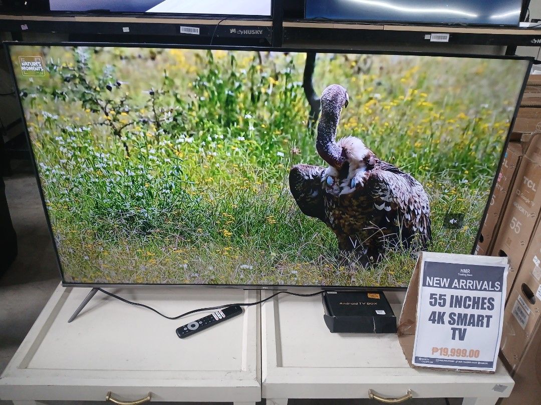 TCL 55 Inches 4K Smart TV (Category: TV) located in Manila. Submitted by sc_arvin (Listing ID 1434864156, Image 1). Description: .