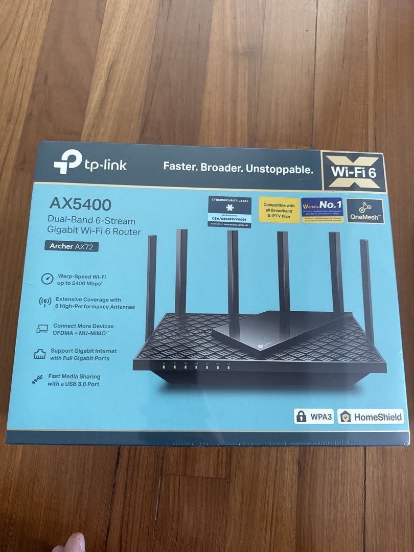TP-Link AX5400 Dual-Band Gigabit Wi-Fi 6 Router