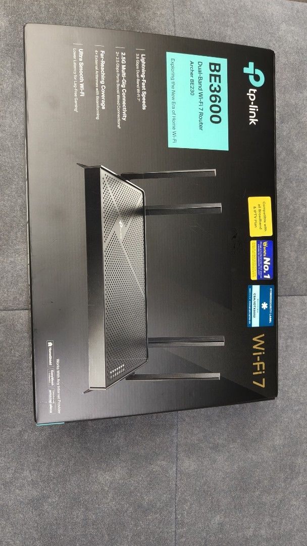 TP-Link BE3600 Dual Band Wi-Fi 7 Router