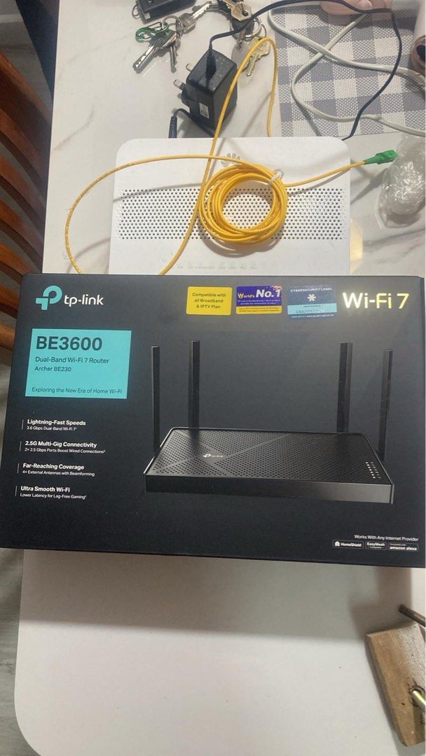 TP-Link BE3600 Dual-Band Wi-Fi 7 Router