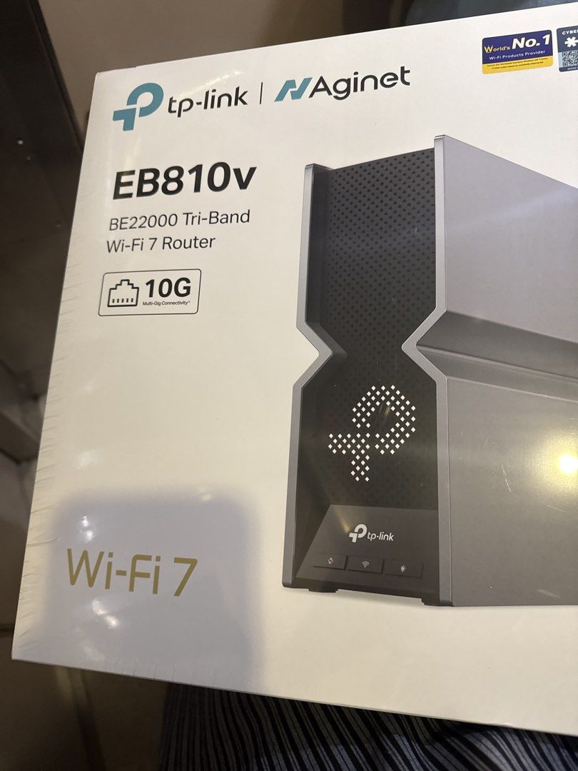 TP-Link EB810v BE22000 Tri-Band Wi-Fi 7 Router