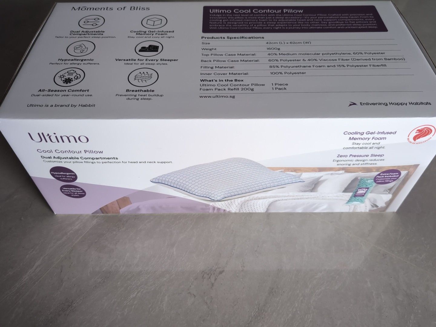 Ultimo Cool Contour Pillow439484826990028802