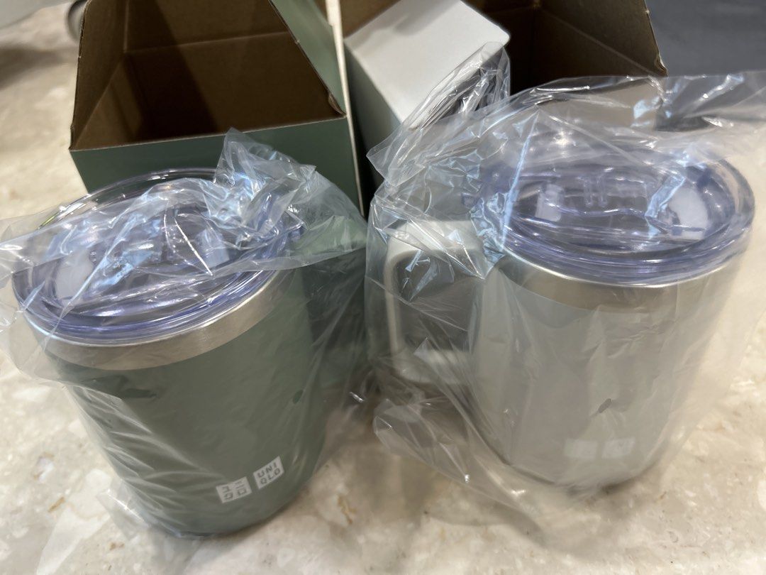Uniqlo Stainless Steel Mug with Lid