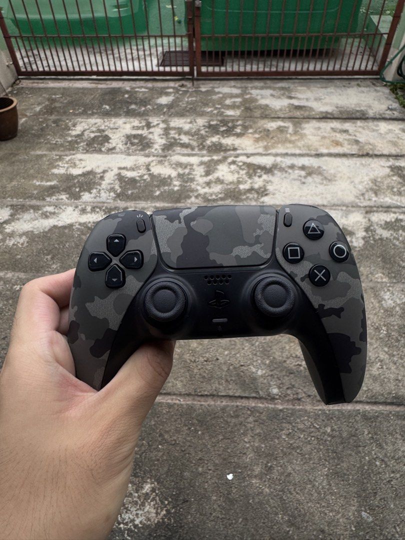Used Original PS5 Dualsense Controller (Camo Grey), Video Gaming ...