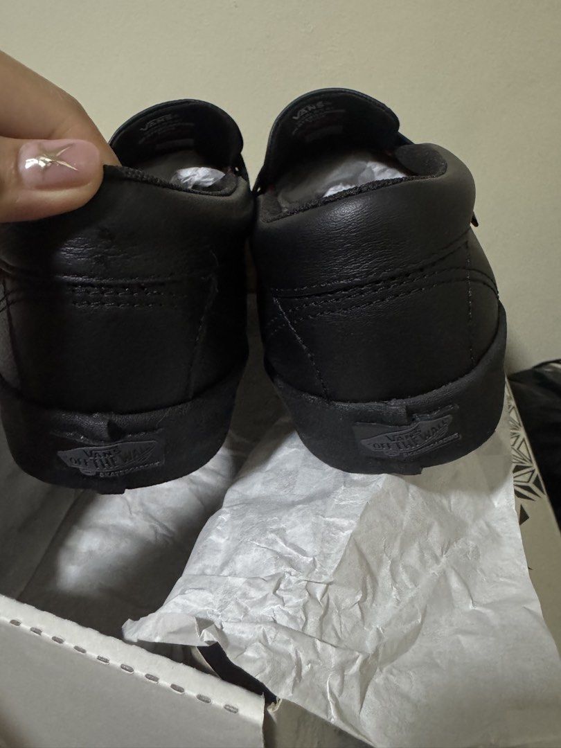 Vans Skate Loafer Black (Category: Casual Shoes) located in Subic. Submitted by cherrylaym (Listing ID 1434991774, Image 2). Description: - Black Vans Skate Loafer - Size: 11.0 - Comes with original box - Classic waffle sole - Black color with leather-like finish.