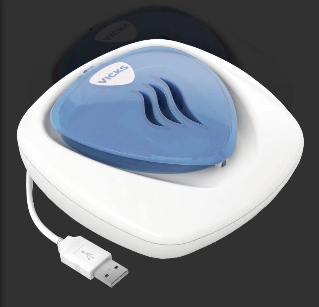 Vicks Portable Waterless Vaporizer (Category: Medical Supplies & Tools) located in Manila. Submitted by ormelynmal86309 (Listing ID 1434911672, Image 3). Description: Vicks Portable Waterless Vaporizer ₱ 1,000 ***new, damaged box.
