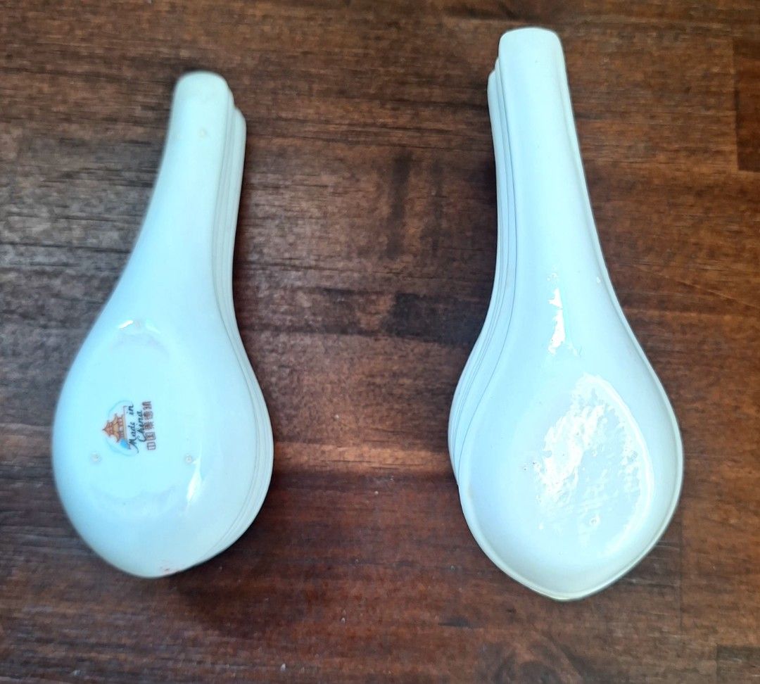 Vintage Ceramic Soup Spoons439501791650140161