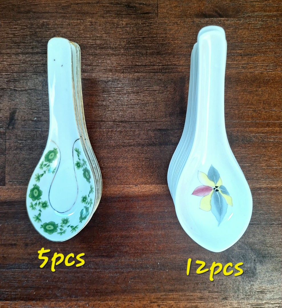 Vintage Ceramic Soup Spoons439501791650140160
