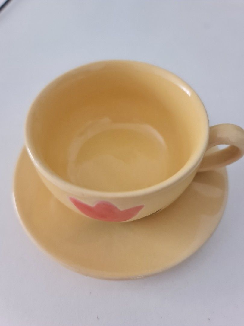 Vintage Floral Teacup and Saucer Set