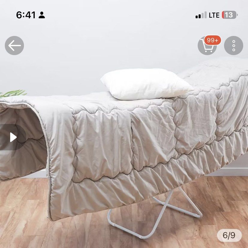 White Foldable Clothes Drying Rack - New439490498790707203