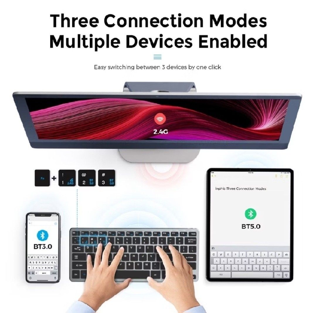 Wireless Keyboard - Black439998718873456641