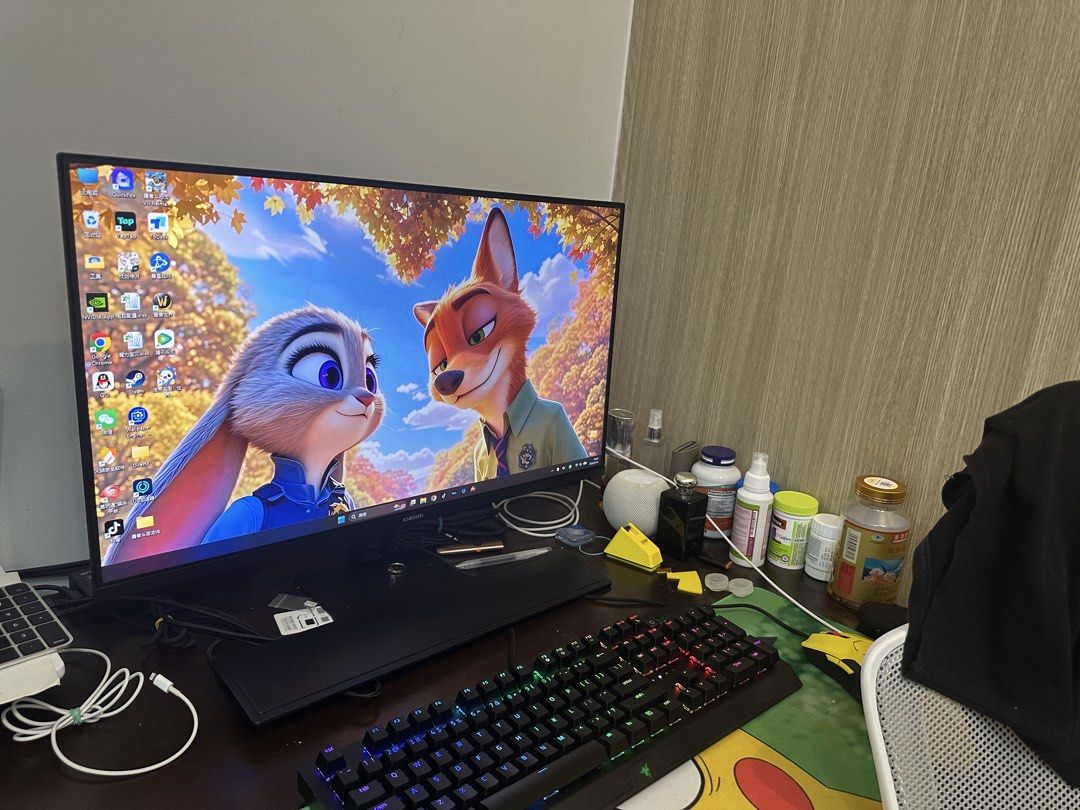 Xioami Monitor (Category: Desktops) located in Quezon City. Submitted by james_matthew97 (Listing ID 1434954657, Image 2). Description: No issue Fast IPS LCD screen 165Hz high Refresh Rate 1920x1080P gaming display thin and light body 1ms GTG desktop monitor Xioami.