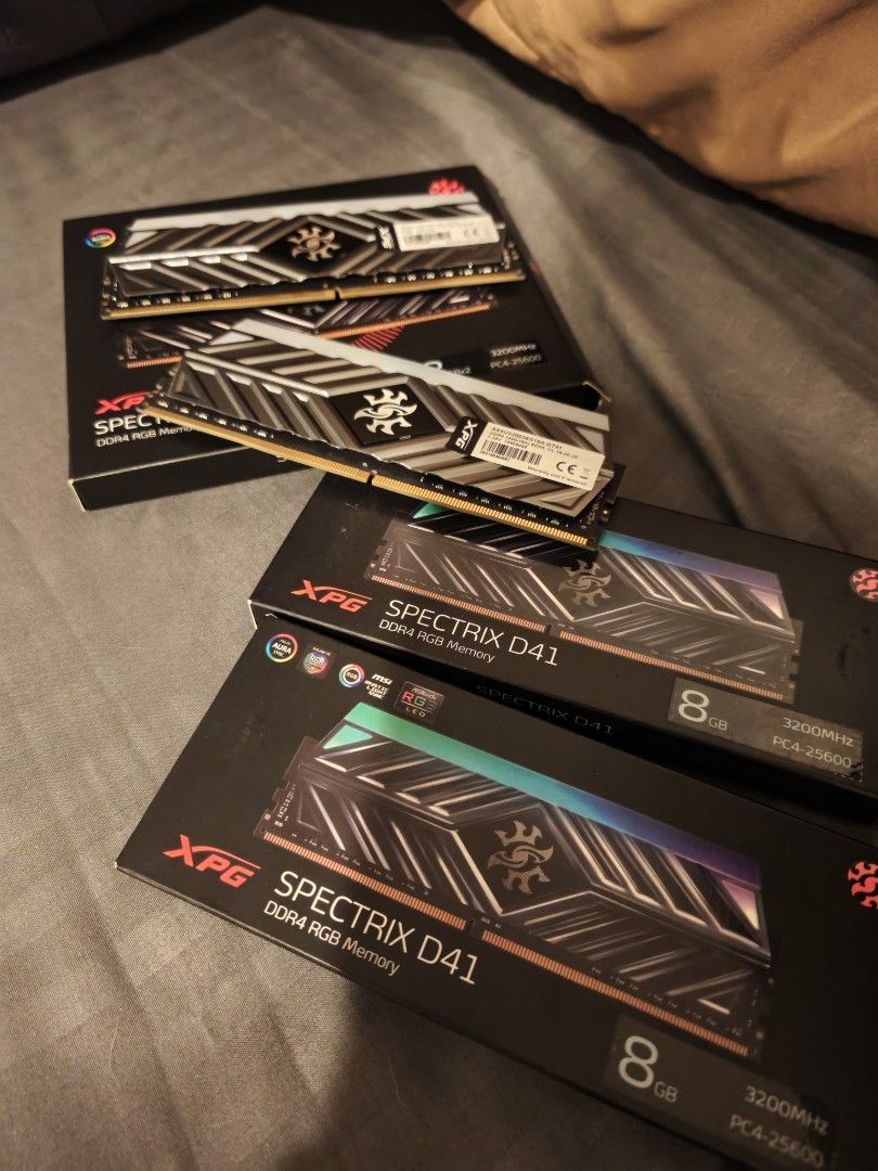 XPG Spectrix D41 32GB DDR4 3200MHz RAM (8GBx4)