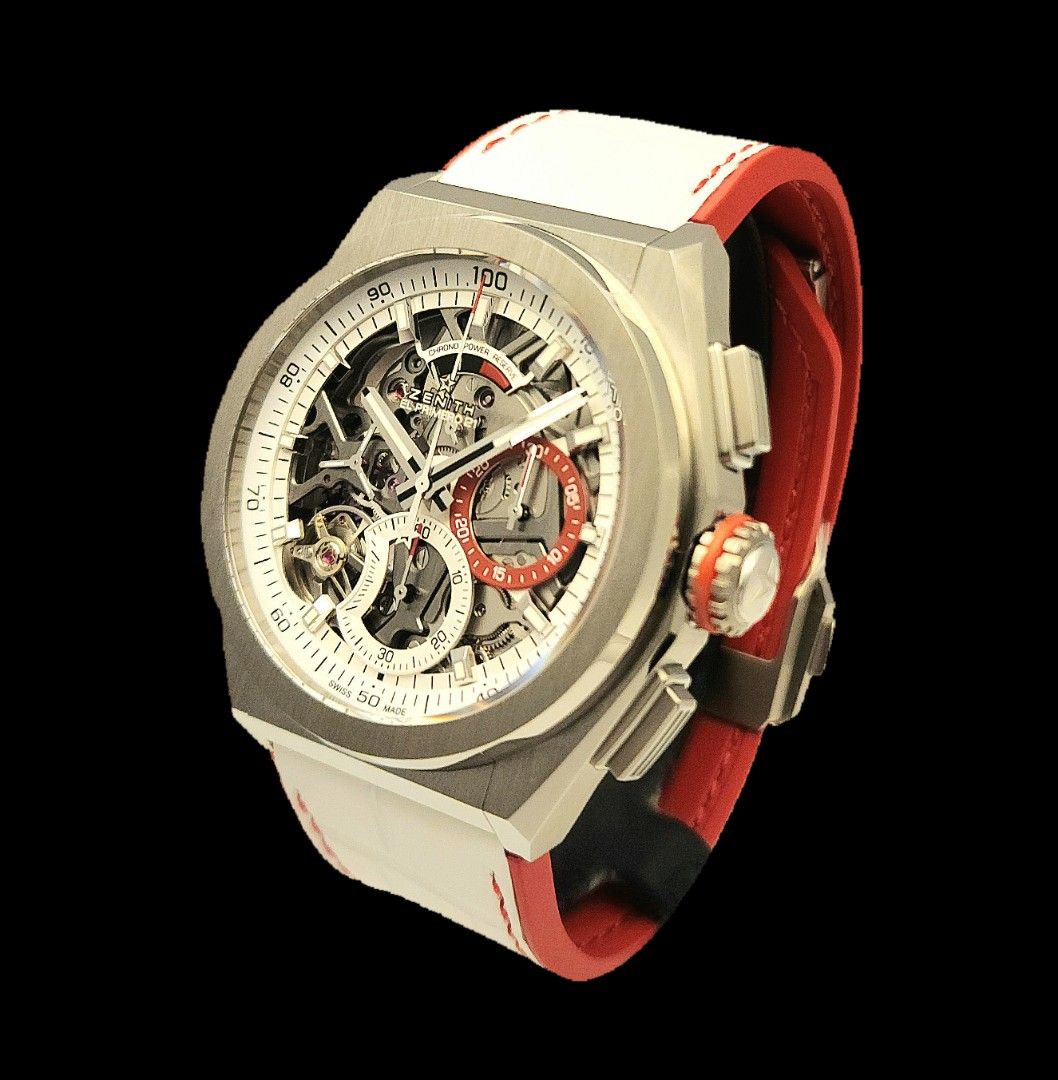 Zenith Defy El Primero 21 SEA Limited Edition 20 Pcs Marina Bay Sands in Titanium New In Box (Kategori: Jam Tangan) berada di Jakarta Pusat. Dikirim oleh luxemontresg (ID iklan 1434906748, Gambar 3). Deskripsi: We have for sale a Zenith Defy El Primero 21 South East Asia Limited Edition of 20 Pcs Made Exclusively for Marina Bay Sands in Titanium. Timepiece is an Unworn, New Old Stock and Comes with Full Set from Q4 2019 Reference • 95.9013.9004/7